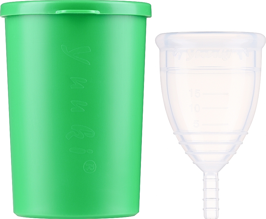 Менструальна чаша, розмір L + контейнер для дезінфекції - Yuuki Soft Large 2 — фото N2