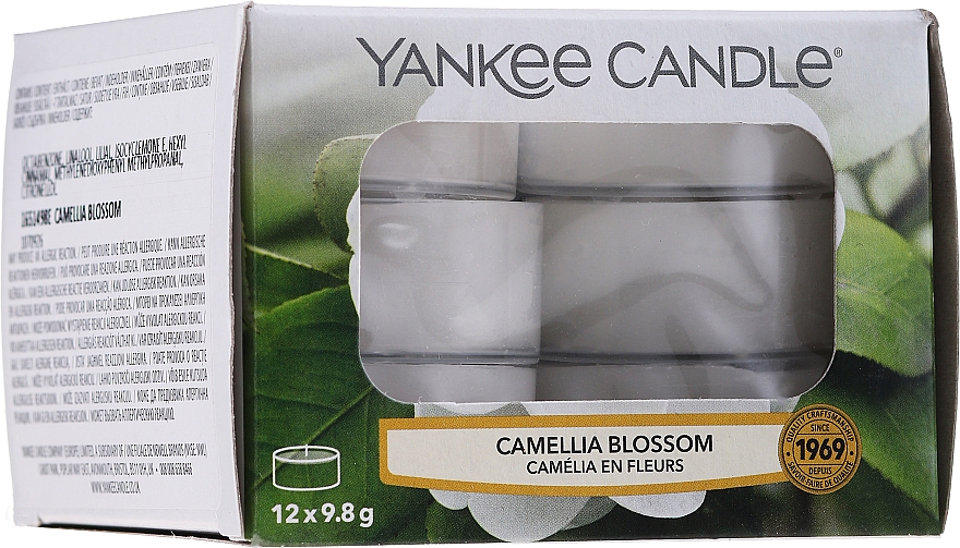 Чайні свічки - Yankee Candle Tea Light Camellia Blossom — фото N1