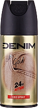 Denim Gold - Набор (s/g/250ml + deo/150ml) — фото N2