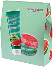 Парфумерія, косметика Набір - Dermacol Aroma Ritual Watermelon (sh/gel/250ml + b/scrub/200g)