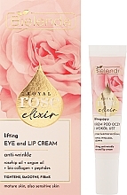 Крем для кожи вокруг глаз и губ - Bielenda Royal Rose Elixir Lifting Anti-Wrinkle Eye And Lip Cream — фото N2