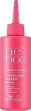 Парфумерія, косметика Водна сироватка для миттєвого відновлення, розгладжування та блиску волосся - Neboa Express Effect Lamellar Water