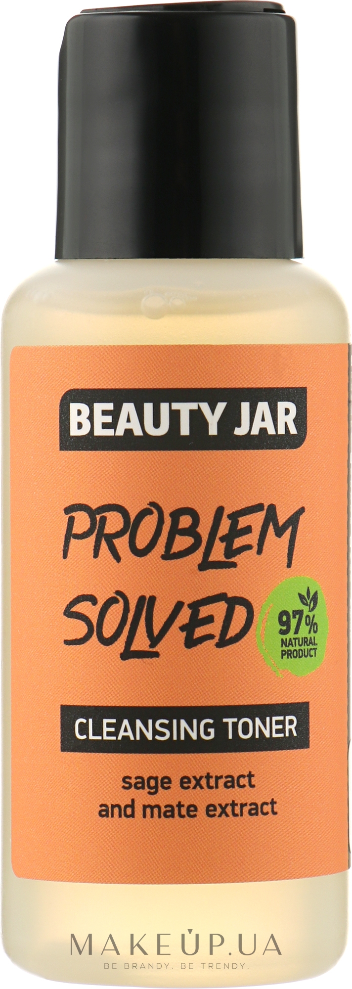 Очищувальний тонік з екстрактом шавлії й мате - Beauty Jar Problem Solved Cleansing Toner — фото 80ml