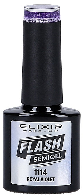 Полуперманентний гель-лак для нігтів - Elixir Flash Semi Gel — фото N1