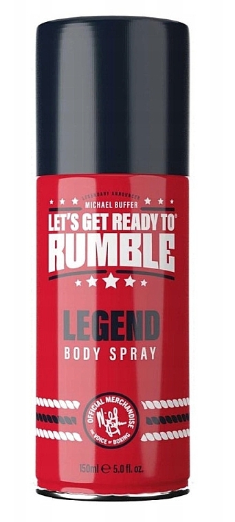 Спрей для тіла - Rumble Men Legend Body Spray — фото N1