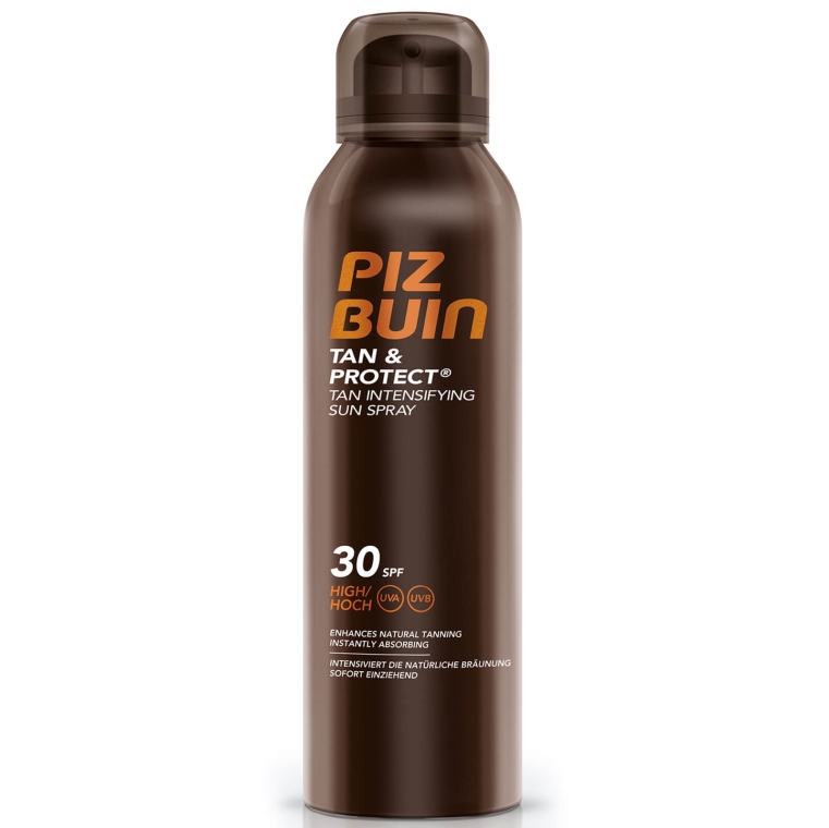 Інтенсивний сонцезахисний спрей - Piz Buin Tan & Protect Intensifying Sun Spray SPF30 — фото N1