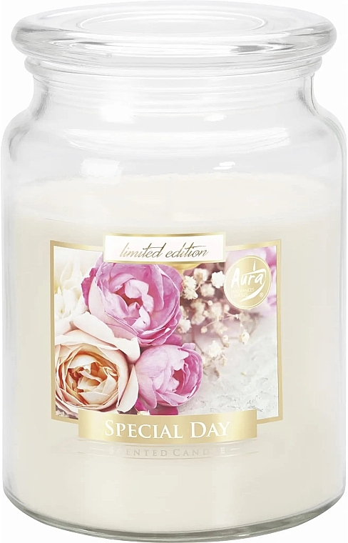Ароматическая премиум-свеча в банке "Особенный день" - Bispol Premium Line Scented Candle Special Day — фото N1