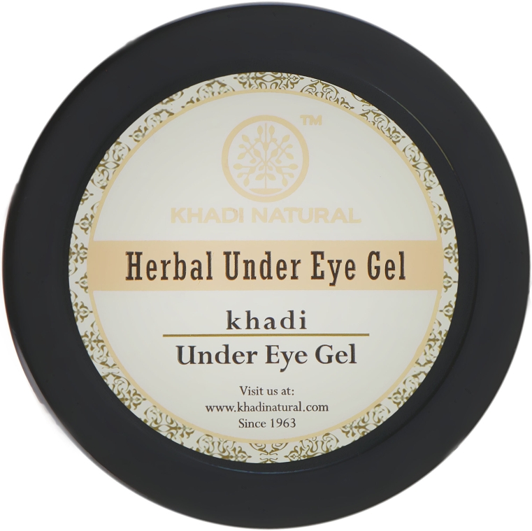 Аюрведичний гель для шкіри навколо очей - Khadi Natural Herbal Under Eye Gel — фото N3