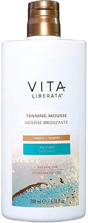 Пінка для автозасмаги - Vita Liberata Tinted Tanning Mousse Medium — фото N1