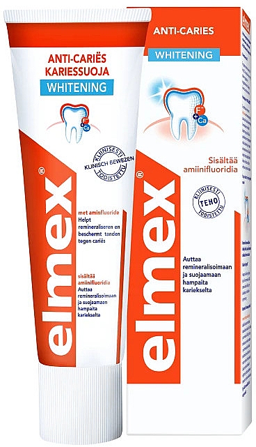 Отбеливающая зубная паста "Антикариес" - Elmex Anti-Caries Whitening Toothpaste — фото N1