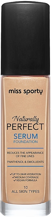 Тональная основа - Miss Sporty Naturally Perfect Serum Foundation — фото N1