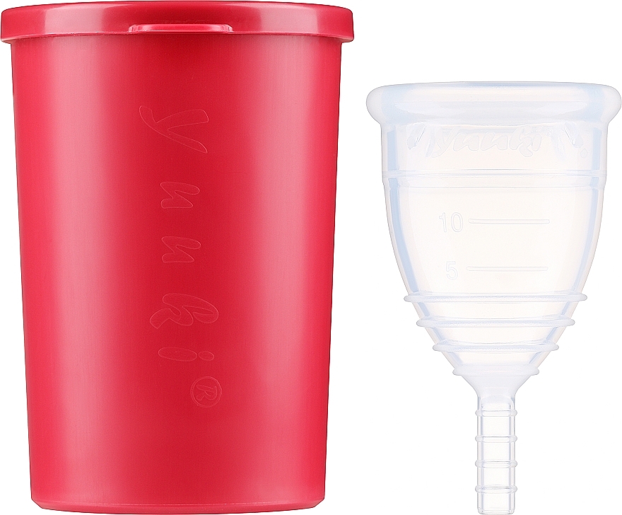 Менструальна чаша, розмір S + контейнер для дезінфекції - Yuuki Classic Small 1 — фото N2