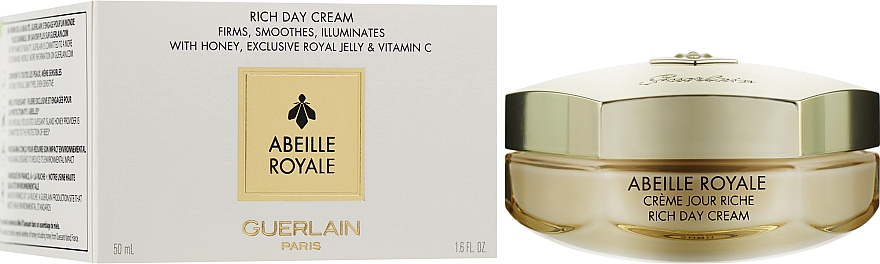 Денний насичений крем для обличчя - Guerlain Abeille Royale Rich Day Cream — фото N2