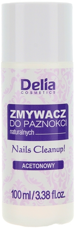 Жидкость для снятия лака с экстрактом ромашки - Delia Acetone Nail Polish Remover for Natural Nails