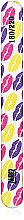 Пилка для ногтей узкая цветная, губы 180/220, 03-013B - Zauber — фото N1