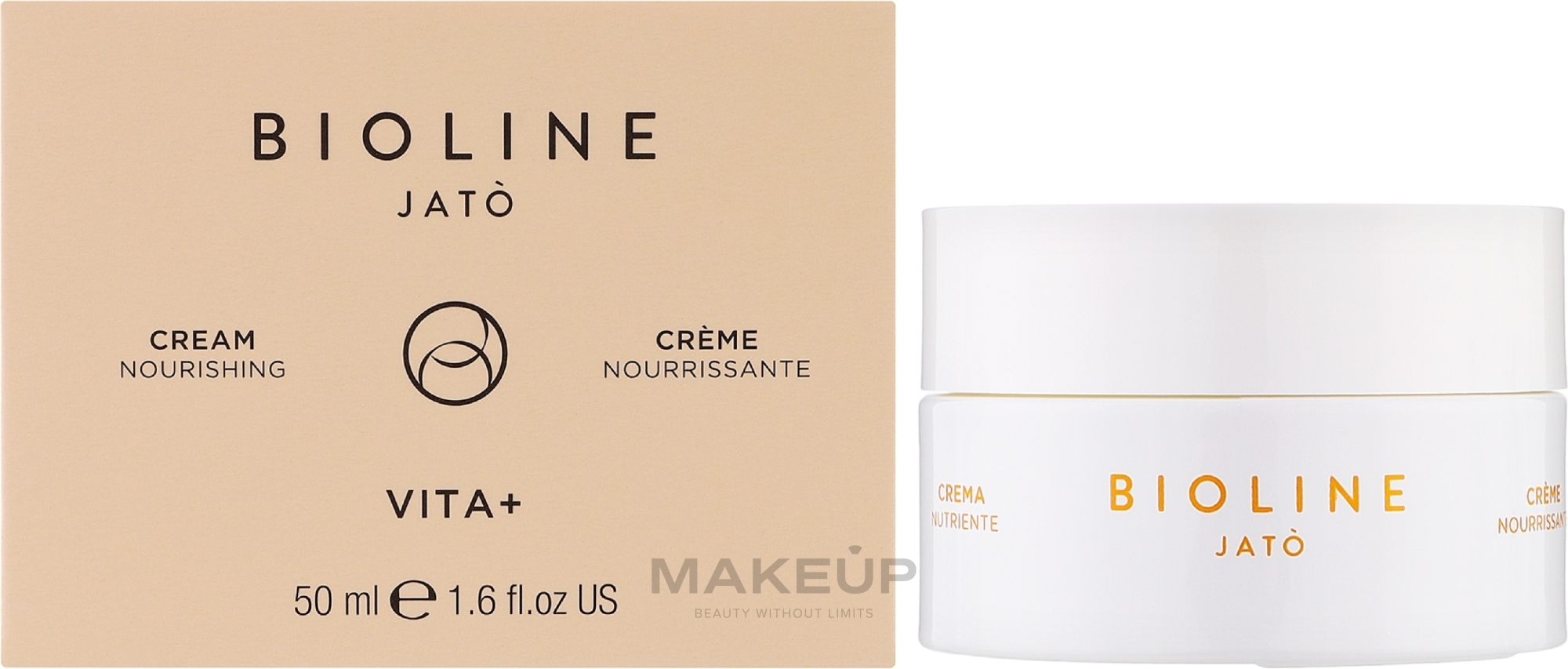 Живильний крем для обличчя - Bioline Jato Vita+ Cream Nourishing — фото 50ml