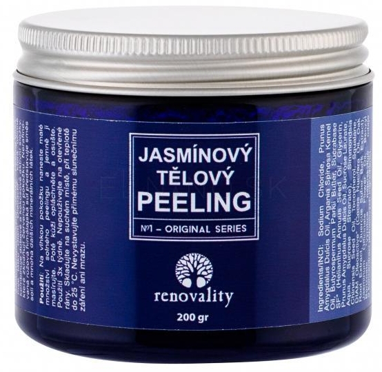 Дрібнозернистий сольовий пілінг - Renovality Original Series Jasmine Body Peeling — фото N1