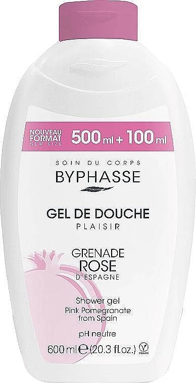 Гель для душа "Розовый гранат" - Byphasse Plaisir Shower Gel Pink Pomegranate — фото N2