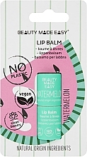 Бальзам для губ "Кавун" - Beauty Made Easy Vegan Paper Tube Lip Balm Watermelon — фото N1