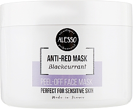 Маска для обличчя альгінатна, заспокійлива з чорною смородиною - Alesso Professionnel Alginate Peel-Off Face Mask — фото N3