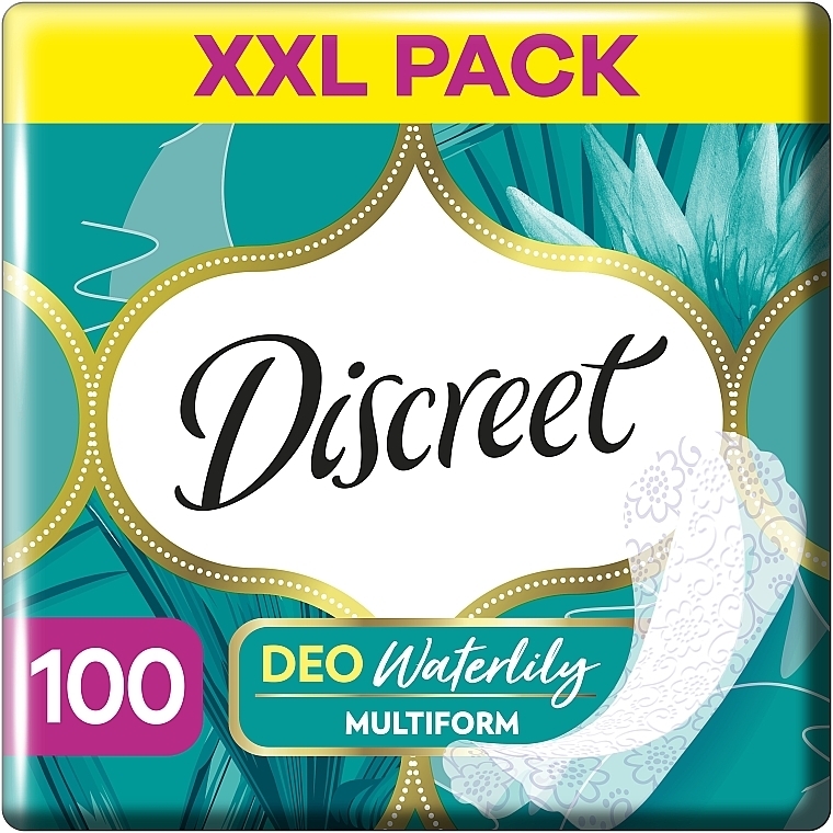 УЦІНКА Щоденні гігієнічні прокладки Deo Water Lily, 100 шт - Discreet * — фото N1