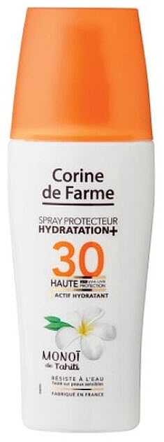 Сонцезахисне молочко-спрей для тіла - Corine De Farme Protecting Spray Moisturizing+ Spf 30 — фото N1