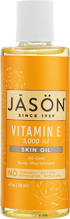 Олія з вітаміном Е - Jason Natural Cosmetics Vitamin E Skin Oil — фото N1