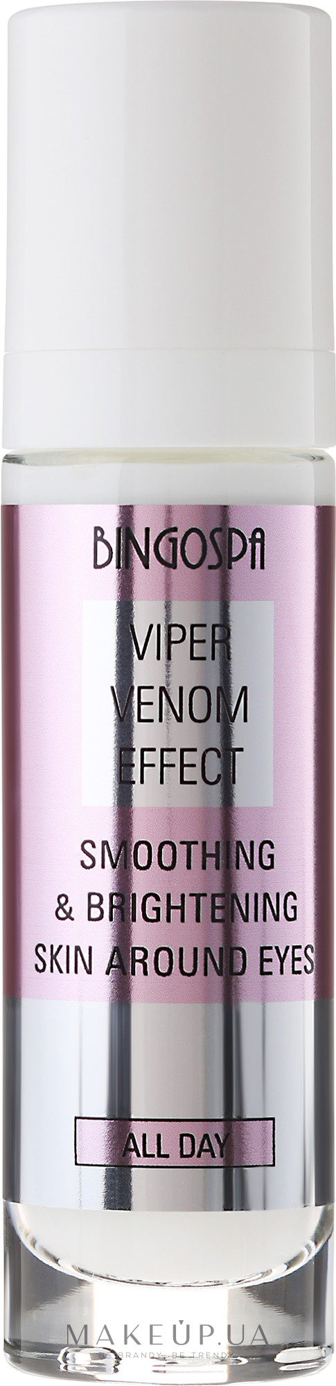 Крем для шкіри навколо очей - BingoSpa Viper Venom Effect Smoothing & Brightening Skin Around Eyes Eye Cream — фото 50ml