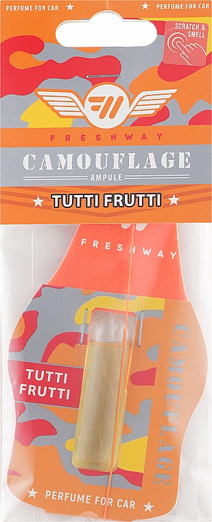 Ароматизатор для автомобіля "Tutti Frutti" - Fresh Way Camouflage — фото N1