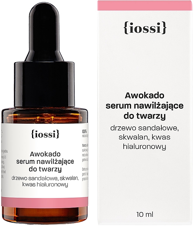 Увлажняющая сыворотка для лица с маслом авокадо - Iossi Serum For Face (мини) — фото N2