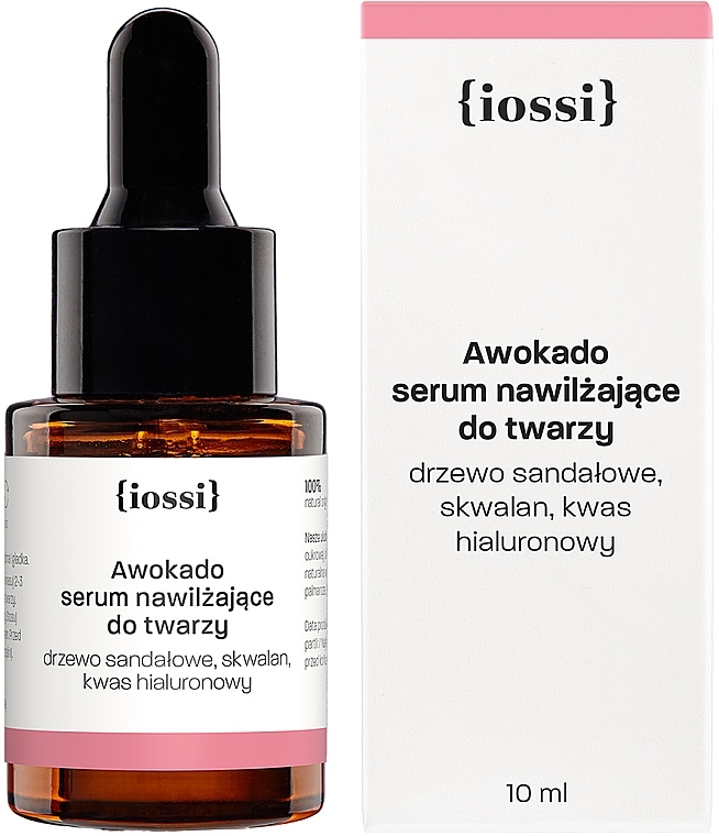 Зволожувальна сироватка для обличчя з олією авокадо - Iossi Serum For Face (міні) — фото N2