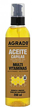 Парфумерія, косметика Мультивітамінна олія для волосся - Agrado Multi-Vitamin Hair Oil