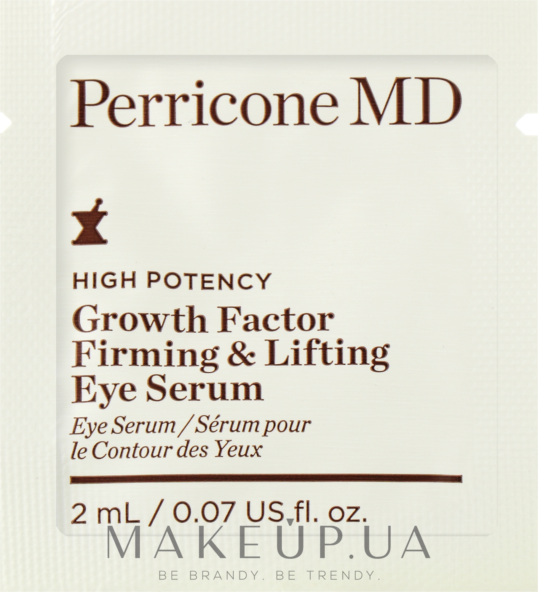Сыворотка для кожи вокруг глаз - Perricone MD High Potency Growth Factor Firming & Lifting Eye Serum (пробник) — фото 2ml