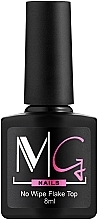 Топ для гель-лака с хлопьями без липкого слоя - MG Nails Flakes Top Coat — фото N1