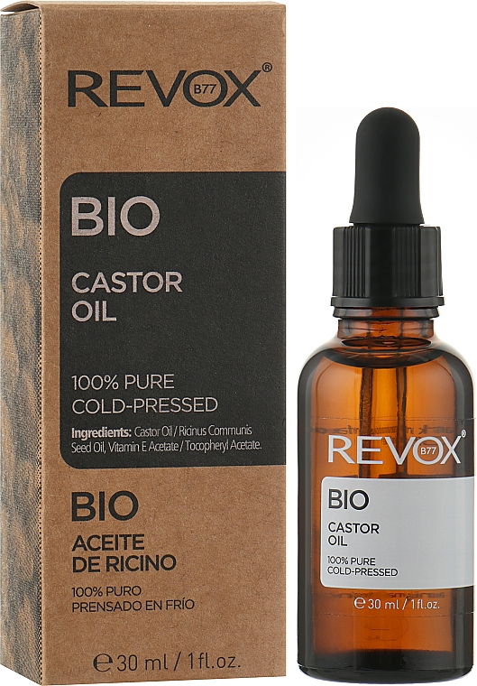 Био-касторовое масло - Revox Bio Castor Oil 100% Pure — фото N2