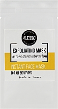 Маска розчинна "Мікродермабразія-пілінг" - Alesso Professionnel Instant Face Mask — фото N4