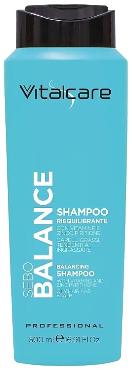 Балансувальний шампунь для жирного волосся та шкіри голови - Vitalcare Professional Sebo Balance Shampoo — фото N1