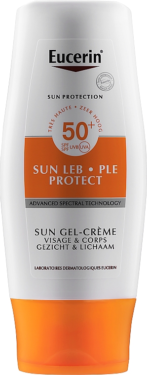 Солнцезащитный крем-гель для тела з фактором УФ защиты SPF 50 - Sun Protection Leb Protect Cream-Gel SPF50 — фото N1