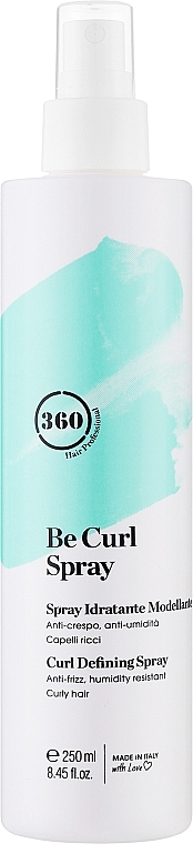 Спрей для укладання виткого волосся з антифриз-ефектом - 360 Be Curl Spray — фото N1