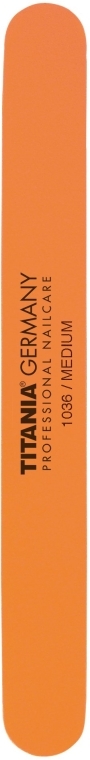Двухсторонняя пилочка средней степени жесткости - Titania Medium Nail File — фото N2