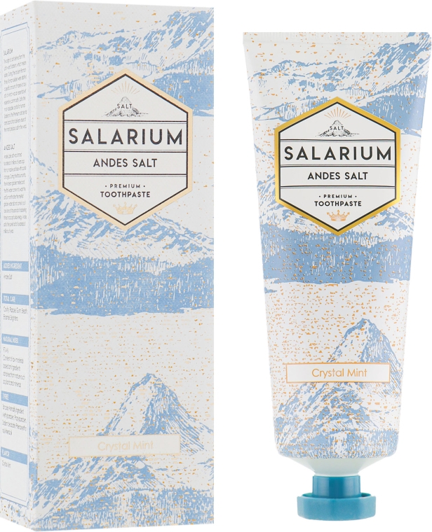 Преміальна зубна паста "Сіль мінеральна з Анд" - Salarium Premium Tooth Paste Andes Salt — фото N1