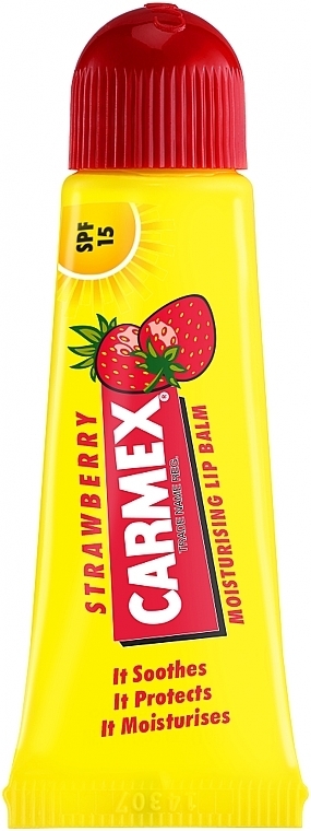 Бальзам для губ в тюбике "Клубника" - Carmex Lip Balm — фото N2