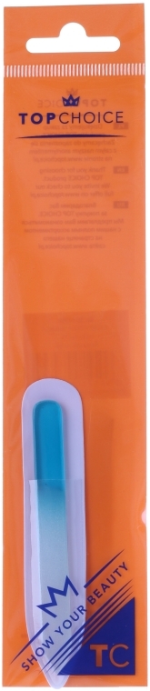 Пилочка для ногтей "S" 74394, синяя - Top Choice — фото N1