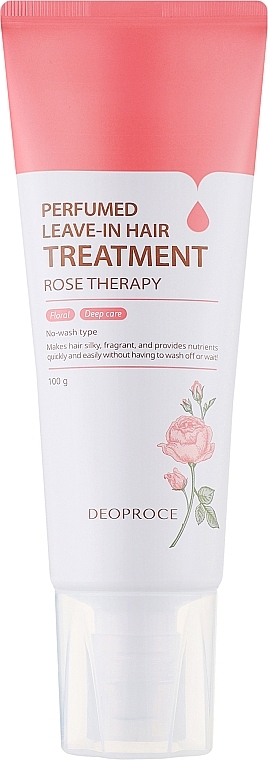 Парфумований засіб для догляду за волоссям із трояндою - Deoproce Perfumed Leave-In Hair Treatment Rose Therapy — фото N1