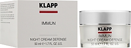 Крем для інтенсивного нічного догляду - Klapp Immun Night Cream Defense — фото N2