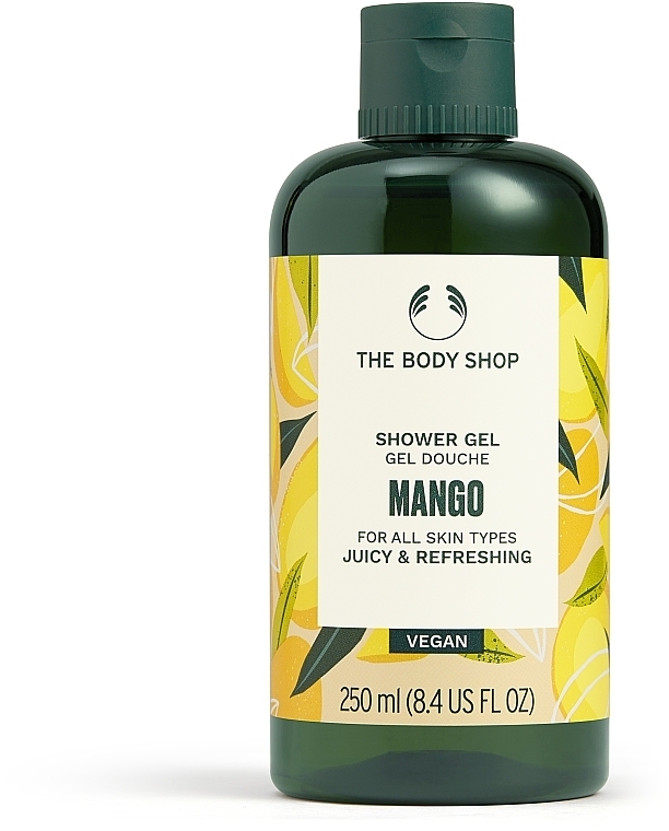 Гель для душу «Манго» - The Body Shop Mango Vegan Shower Gel — фото N1