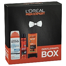 Духи, Парфюмерия, косметика Набор - L'Oréal Paris Men Expert Hydra + Thermic Box (deo/150ml + sh/gel/300ml + f/foam/200ml)