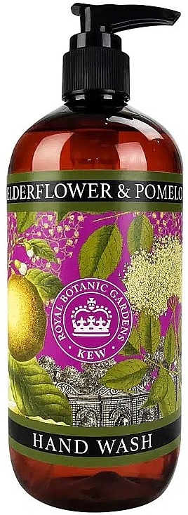 Жидкое мыло для рук "Бузина и помело" - The English Soap Company Kew Gardens Elderflower & Pomelo Hand Wash — фото N1