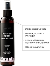 Двофазний спрей-кондиціонер - Manelle Professional Care Phytokeratin Vitamin B5 Two-phase Conditioner — фото N3