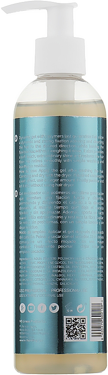 Гель екстрасильної фіксації для укладання волосся - KV-1 Final Touch Dynamic Extra Strong Gel — фото N2
